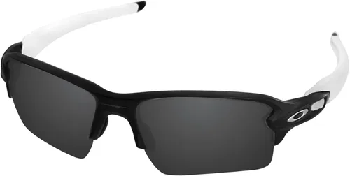 Vista 2 de LenzReborn Lentes polarizadas y lentes de repuesto para gafas de sol Oakley Flak 2.0 XL OO9188 - Negro oscuro+gris plateado+rojo fuego+azul hielo
