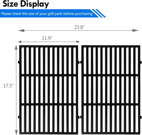 Vista 2 de Piezas de repuesto para rejillas Weber Spirit 300 Series Grill Grate Spirit E-310 E-330 S-315 Spirit II E-310 Plata B/C Oro B/C Spirit 700 Rejilla