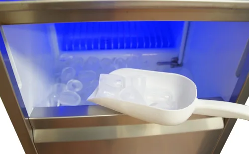 Vista 6 de SPT IM-1109C 110 lbs Máquina automática de hielo de acero inoxidable