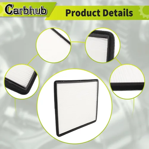 Vista 5 de Carbhub Filtro de aire de cabina apto para Kenworth T660 T680 T800 T880 Peterbilt 387 567 579 Series Reemplazar F37-1018 S-9034 S28571 PA30269