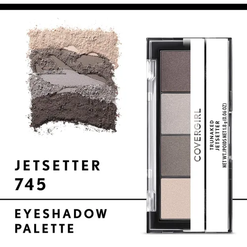 Vista 3 de COVERGIRL Paleta de sombras de ojos Trunaked Quad, Jetsetter, Jetsetter, 0.06 onzas