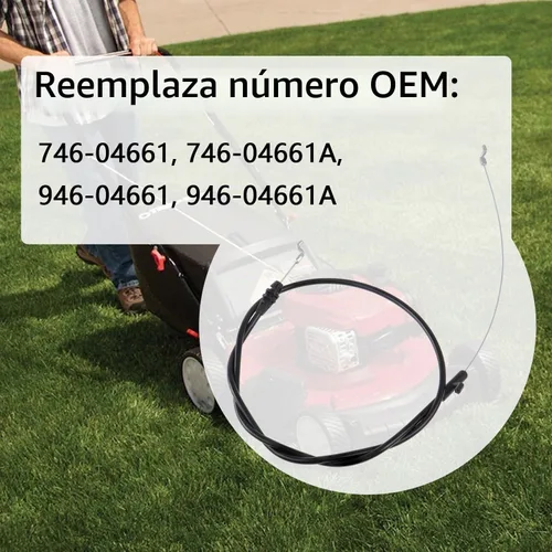 Vista 5 de 946-04661A746-04661 Cable de control compatible con Troy Bilt TB110 TB280ES