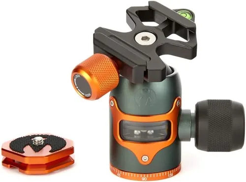 Vista 4 de 3 Legged Thing AirHed Vu - Cabezal de bola de trípode, base de panorámica de 360 grados, cabezal de bola compatible con Arca-Swiss adecuado para Azul