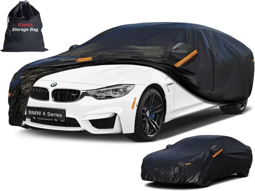 Vista 35 de Kayme Cubierta de auto SUV de 7 capas ajuste personalizado para BMW X1 (2009-2025), impermeable, para todo tipo de clima, para automóviles, cubierta