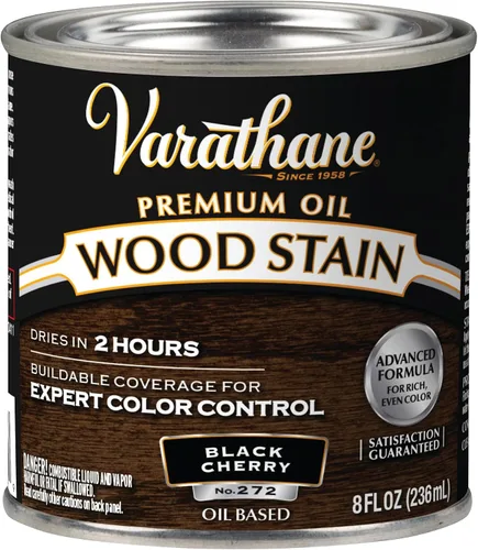 Vista 21 de 1 cuarto de galón Rust-Oleum Brands 211728H Gunstock Varathane - Tinte para madera interior a base de aceite (paquete de 2)