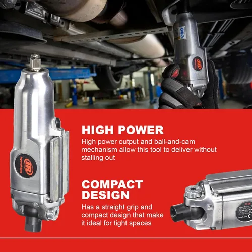 Vista 3 de Ingersoll Rand Llave de impacto neumática 216B 3/8", 200 ft-lbs Max Torque, en línea