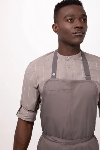 Vista 6 de Chef Works Brio Chef's Bib Delantal para hombre