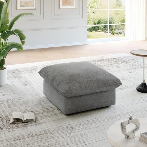Vista 9 de Sofás modulares de 69.2 pulgadas para sala de estar, respaldo alto impermeable, sofá modular con relleno de plumón, sofá biplaza convertible