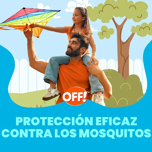 Vista 5 de OFF! Loción repelente de insectos para adultos y niños, repelente de insectos de picaridina sin fragancia para protección diaria sin DEET contra