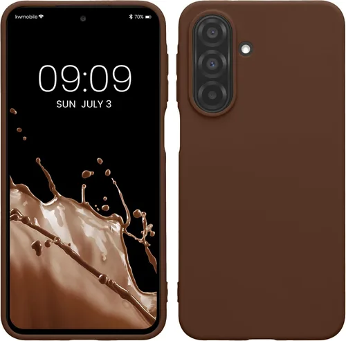 Vista 95 de kwmobile Funda compatible con Samsung Galaxy A12 - Funda protectora de silicona TPU suave y delgada - Azul Báltico