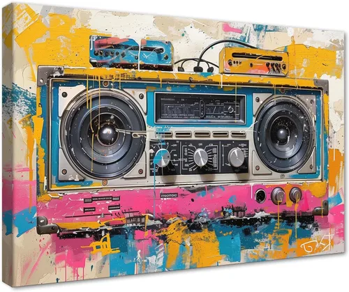 Vista 94 de Novatique Arte de Pared de Cinta de Casete Decoración de Sala de Música Póster Impreso Life Has No Rewind Casete Lienzo Arte de Pared Pósters
