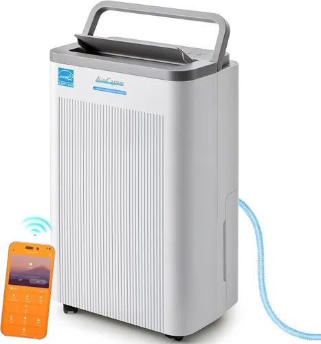 Vista 10 de Deshumidificador de 1 500 pies cuadrados, deshumidificador silencioso máximo de 32 pintas para dormitorio con filtro HEPA, purificadores de aire