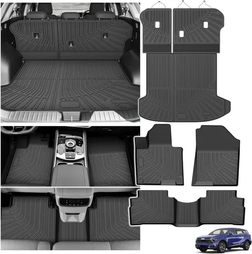 Vista 23 de Powerty Alfombrillas para Jeep Grand Cherokee L 2021-2025 (solo reposabrazos central de 6 plazas sin segunda fila), accesorios de revestimiento