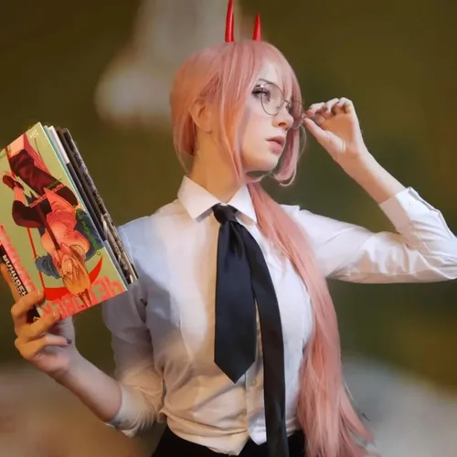 Vista 7 de Red Horny Props Cosplay cuerno 2 piezas para mujeres y niñas