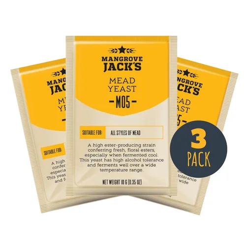 Vista 2 de Mangrove Jack's Craft Series M05 Mead Levadura, levadura de alto éster 3 x