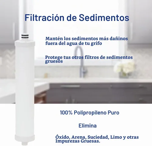Vista 2 de Juego de filtros de repuesto con membrana para sistema de ósmosis inversa Culligan AC-30