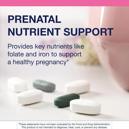 Vista 3 de Metagenics Fem Prenatal - Suplemento prenatal de vitaminas y minerales* - Prenatales para mujeres* - con vitamina C, yodo y biotina - Multivitaminas