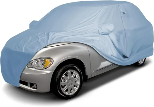 Vista 67 de iCarCover Funda de automóvil personalizada Premium para Chrysler Imperial 1957-1975, resistente, impermeable, para todo tipo de clima, lluvia Negro