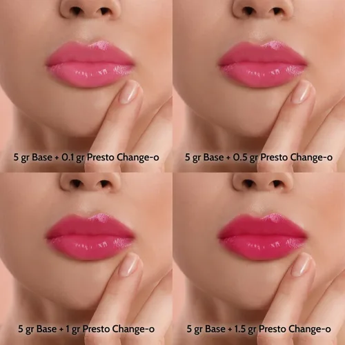Vista 11 de TKB - Líquido labial Presto Change-o Magic Color Aditivo de color, color de labios único, transformación de labios, vegano, sin gluten ni crueldad