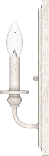 Vista 7 de Hunter Fan Company 19641 Southcrest - Aplique de pared, color blanco envejecido