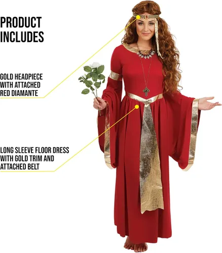 Vista 3 de Fun Shack womens Lady Renaissance Ladies