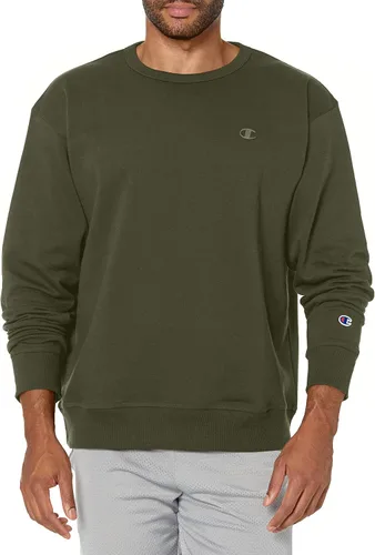 Vista 162 de Champion Sudadera de forro polar de peso medio con cuello redondo para hombre (regular o grande y alto)