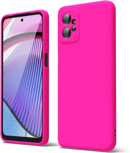 Vista 27 de oakxco para Motorola Moto G Power 2022 Funda de teléfono/Moto G Play 2023 Funda de teléfono de silicona líquida, goma de goma delgada y suave en gel