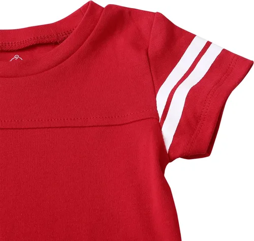 Vista 3 de ROMPERINBOX Mameluco unisex para recién nacido con rayas en contraste