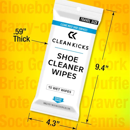 Vista 6 de CleanKicks Shoe Cleaner Shoe Wipes