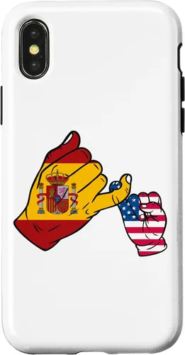 Vista 4 de iPhone 15 Parent and child Spain USA family Case
