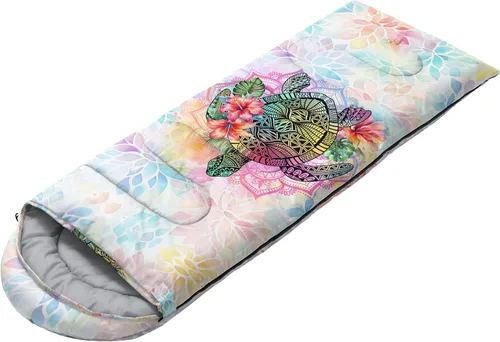 Vista 3 de Sleeping Bags for Adults and Kids Camping Sleeping Bags for Girls and Boys Lightweight Waterproof Cold/Warm 3-Season Outdoor Travel with Compression