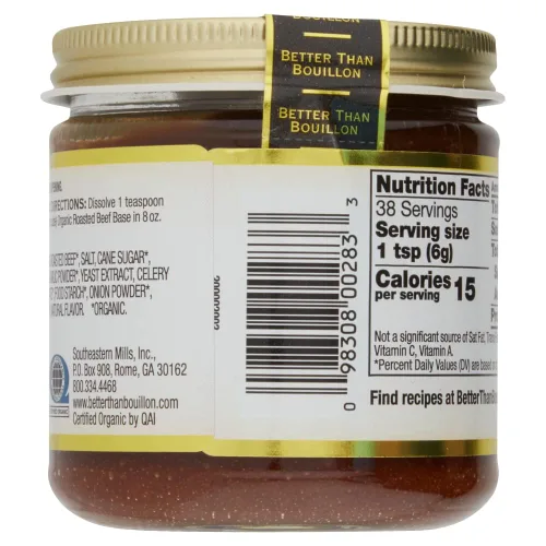 Vista 5 de Better Than Bouillon Base de Carne de Res Asada Orgánica, Hecha con Carne de Res Asada Sazonada, USDA Orgánico, Base Mezclable para Sabor Adicional