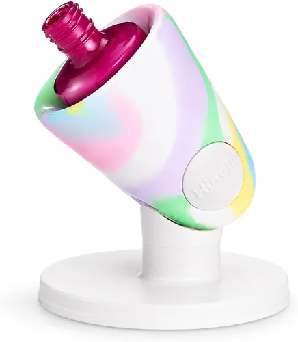 Vista 10 de tweexy Soporte para frasco de esmalte de uñas con bisagra Soporte antiderrame para esmalte de uñas, inclinado, succión IntelliStick Airlock