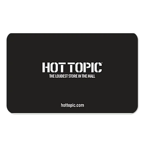 Vista 4 de Hot Topic Tarjetas de regalo - Envío por correo electrónico Digital Delivery