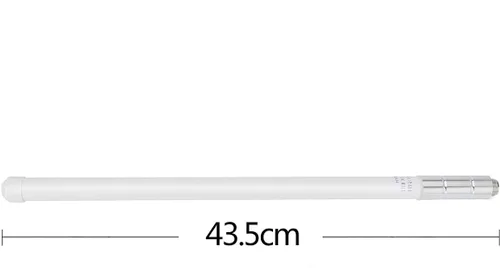 Vista 5 de Antena de radio móvil de fibra de vidrio UHF, antena base GMRS de 400-470 mhz, conector SO239 de 17 pulgadas para radioaficionado repetidor