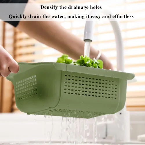 Vista 4 de Escurridor de platos para encimera de cocina, cesta de drenaje retráctil en escurridor de platos, estante multiusos para secadora de platos