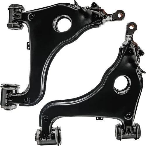 Vista 113 de Detroit Axle - 2 piezas Brazos de control superior delanteros para BMW X5 2007-2018 X6 2008-2019 Brazos de control superior con juntas esféricas