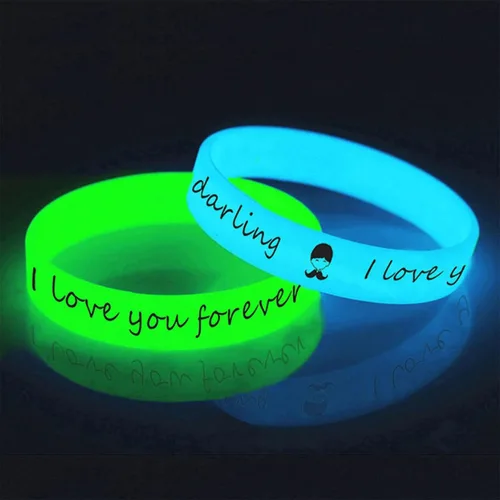 Vista 2 de Wanstay Pulseras de goma personalizadas de silicona personalizadas para motivación, eventos, regalos, apoyo, recaudación de fondos, conciencia
