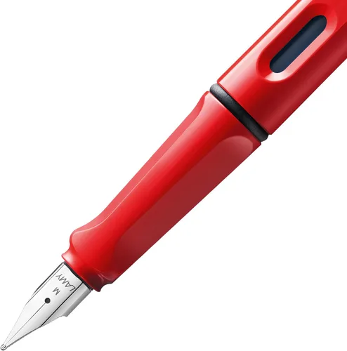 Vista 5 de Lamy Safari - Pluma estilográfica, color rojo, punta extrafina