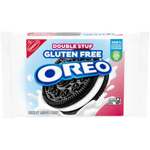 Vista 18 de OREO Galletas sándwich de chocolate sin gluten, galletas sin gluten, 13.29 oz