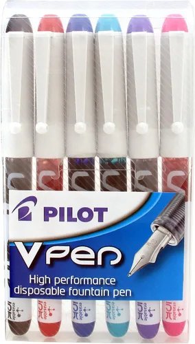 Vista 3 de Pilot Pluma estilográfica desechable V Pen - Negro