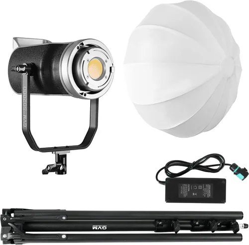 Vista 7 de GVM - Luz de video LED de 200 W con linterna Softbox, SD200D Kit de iluminación de estudio de fotografía con control Bluetooth/DMX, 93000lux@1.6 ft