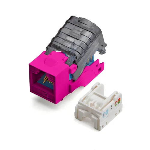 Vista 31 de TRUE CABLE Conector Keystone sin herramientas Cat5e, sin blindaje (UTP), PoE++ (4PPoE) 100W, certificación UL, verificado ETL, certificado ANSI/TIA