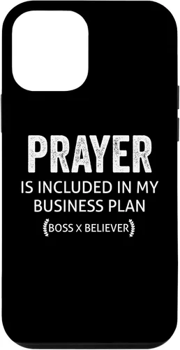 Vista 12 de La oración del iPhone 15 está incluida en el caso My Business Plan Boss Believer