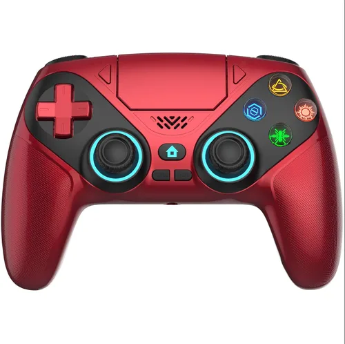 Vista 9 de Gamrombo LED Wireless Controller for PS5, Compatible with PS5 Pro/Slim/PC, Dual Vibration, Macro/Turbo Function, 3.5mm Audio Jack, 6-Axis Motion