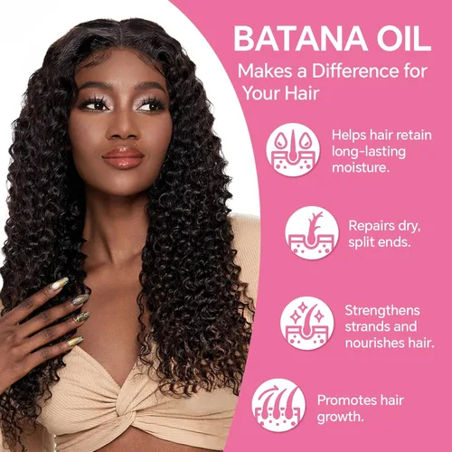 Vista 2 de Aceite de batana crudo para el crecimiento del cabello, aceite natural para el cabello fortalece el cabello 4oz