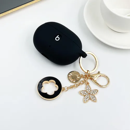 Vista 6 de KOUJAON Funda compatible con Beats Studio Buds (2021) / Beats Studio Buds + (2023) Funda protectora de silicona para auriculares inalámbricos Beats