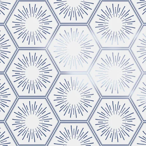 Vista 14 de Tempaper Papel tapiz removible de Hello Sunshine, color verde azulado, metálico, 20.5 x 16.5 pies, fabricado en los Estados Unidos