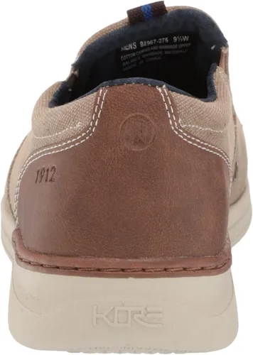 Vista 3 de Nunn Bush Kore Tour - Mocasines de lona con punta lisa para hombre