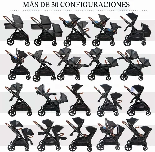 Vista 4 de Venice Child Maverick Stroller & 2nd Seat (Package # 3)